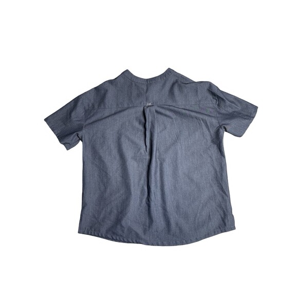 Figs Mua Pintuck Scrub Set Women Gray Technical Collection Top & Bottom size XXS - Picture 5 of 16